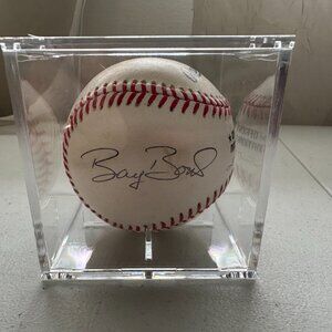 BARRY BONDS SIGNED RAWLINGS BASEBALL AUTOGRAPHED W/COA (PIRATES, GIANTS) - 767
